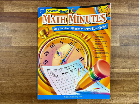 Seventh-Grade Math Minutes: One Hundred Minutes... Very Good