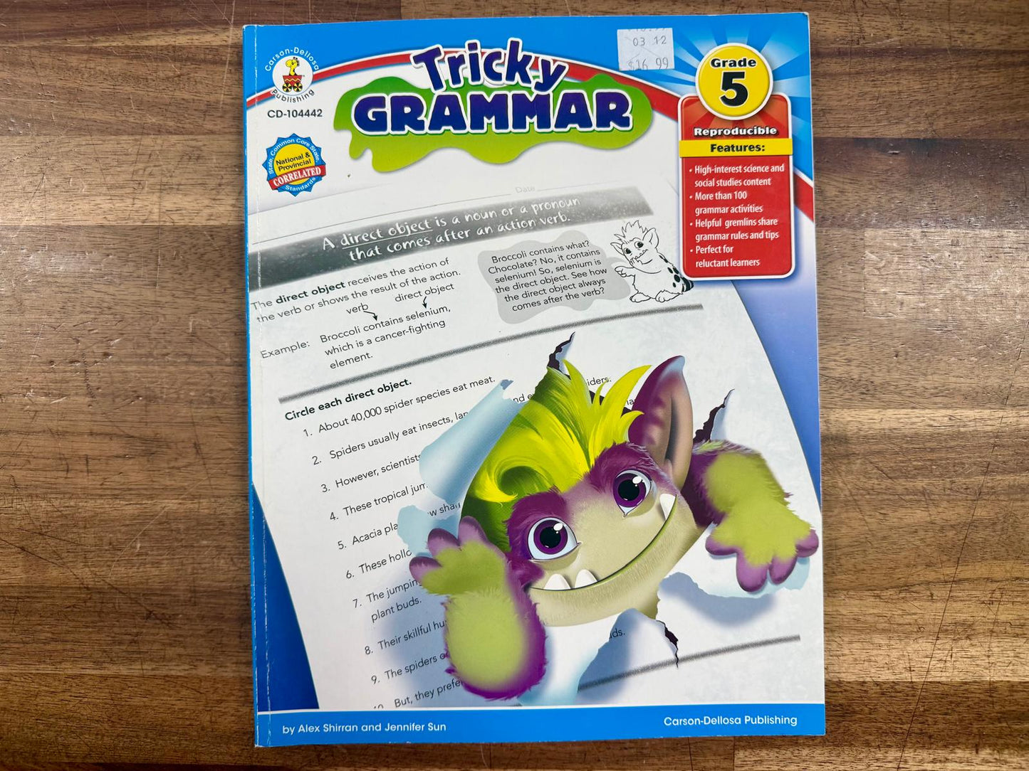 Carson-Dellosa Tricky Grammar Grade 5