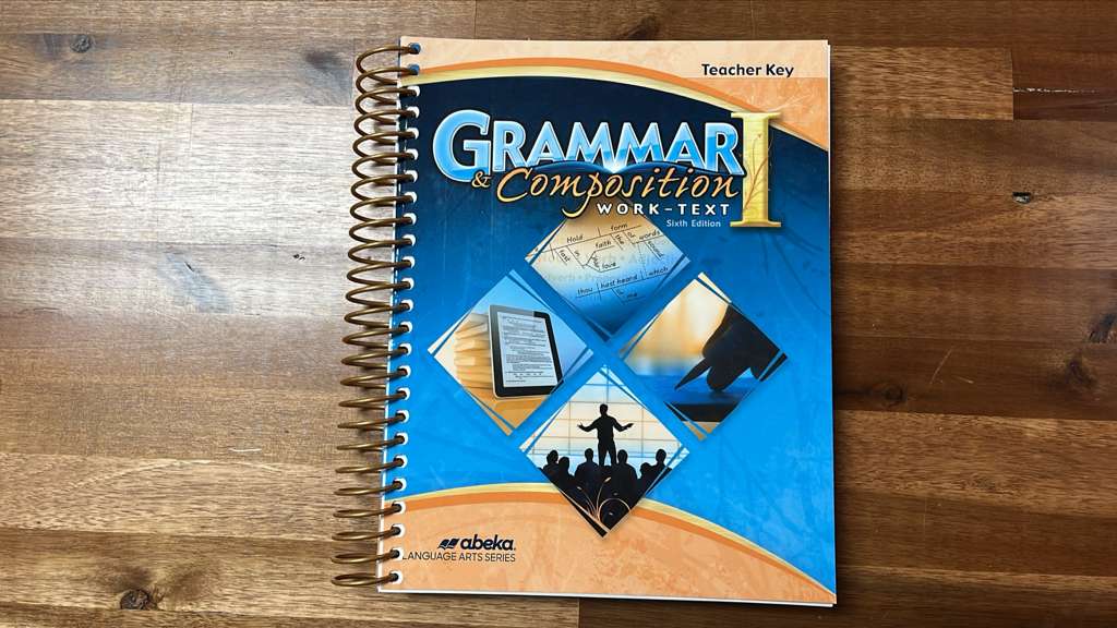 Abeka Grammar & Composition I Key Set 6 Ed - VG