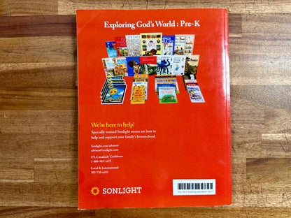 Sonlight Exploring God‘s Word Pre-K Instructors Guide