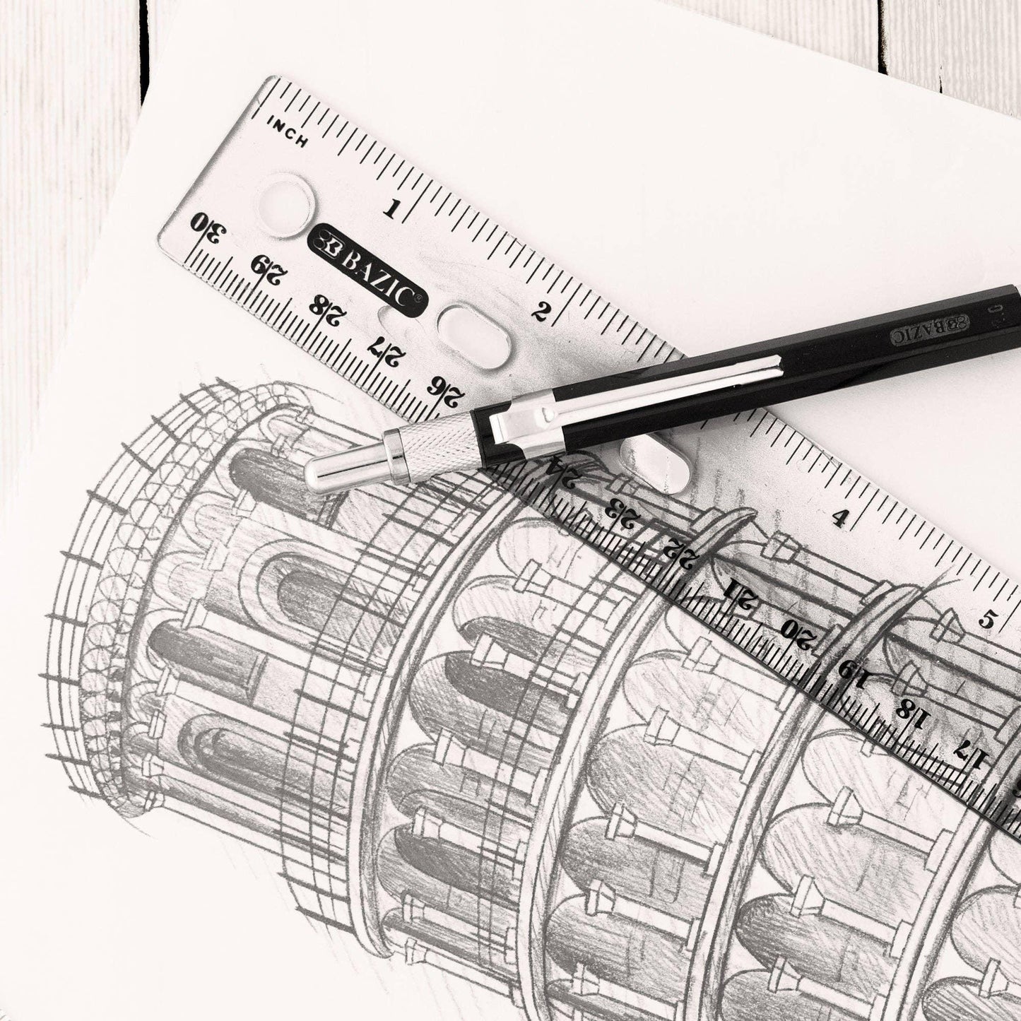 Clear Ruler 12" (30cm)