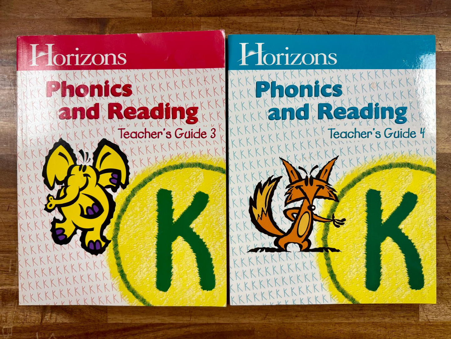 Horizons Phonics and Reading K Teacher's Guides 1-4 Full Set
