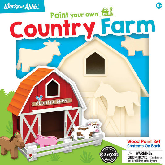 Country Farm Wood Paint Set