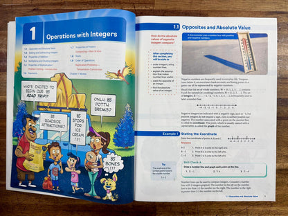 BJU Pre-Algabra 3rd Ed Student Textbook & Handouts - Clean