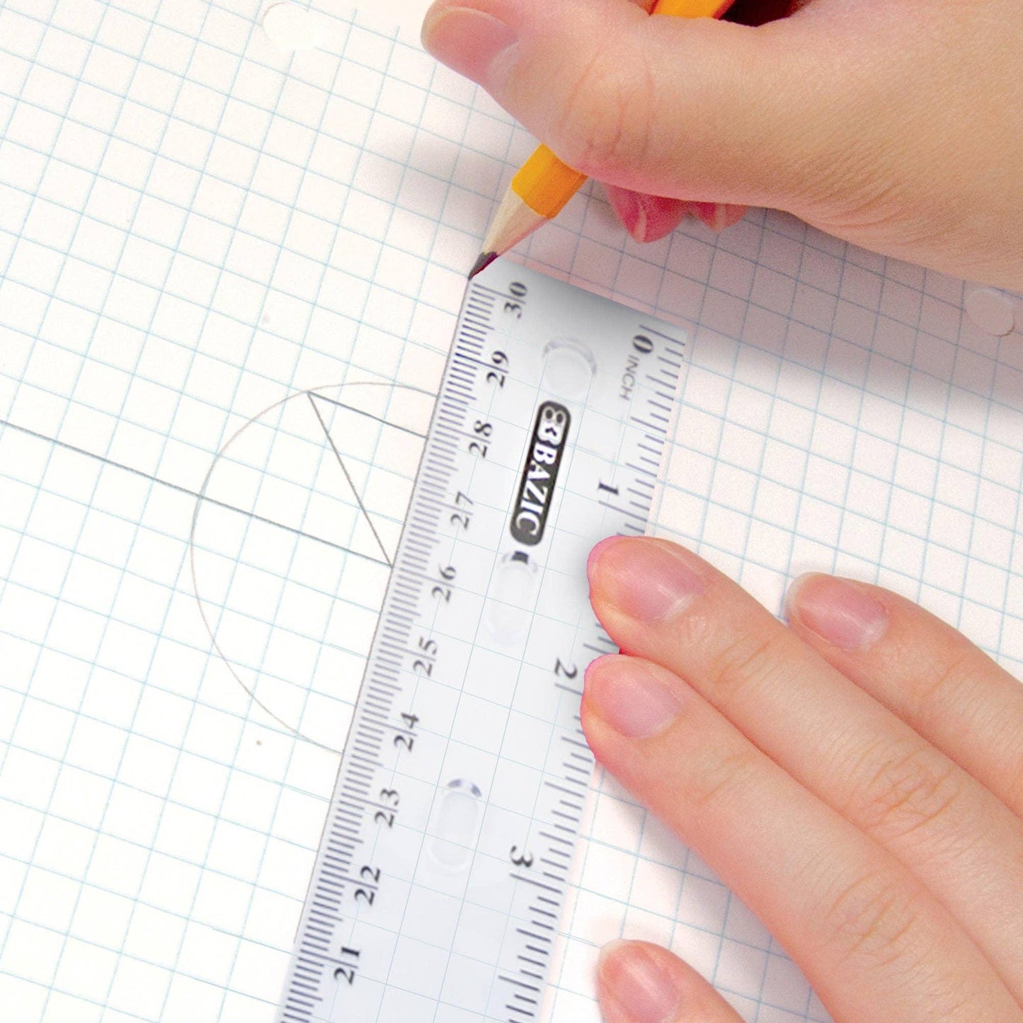 Clear Ruler 12" (30cm)