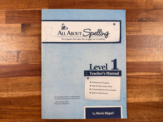 AAS Level 1 Teacher's Manual
