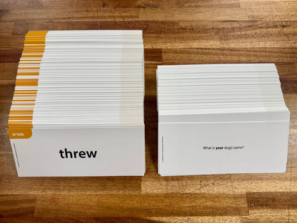 BJU Phonics & English 1 & Reading 1 Flashcards - VG