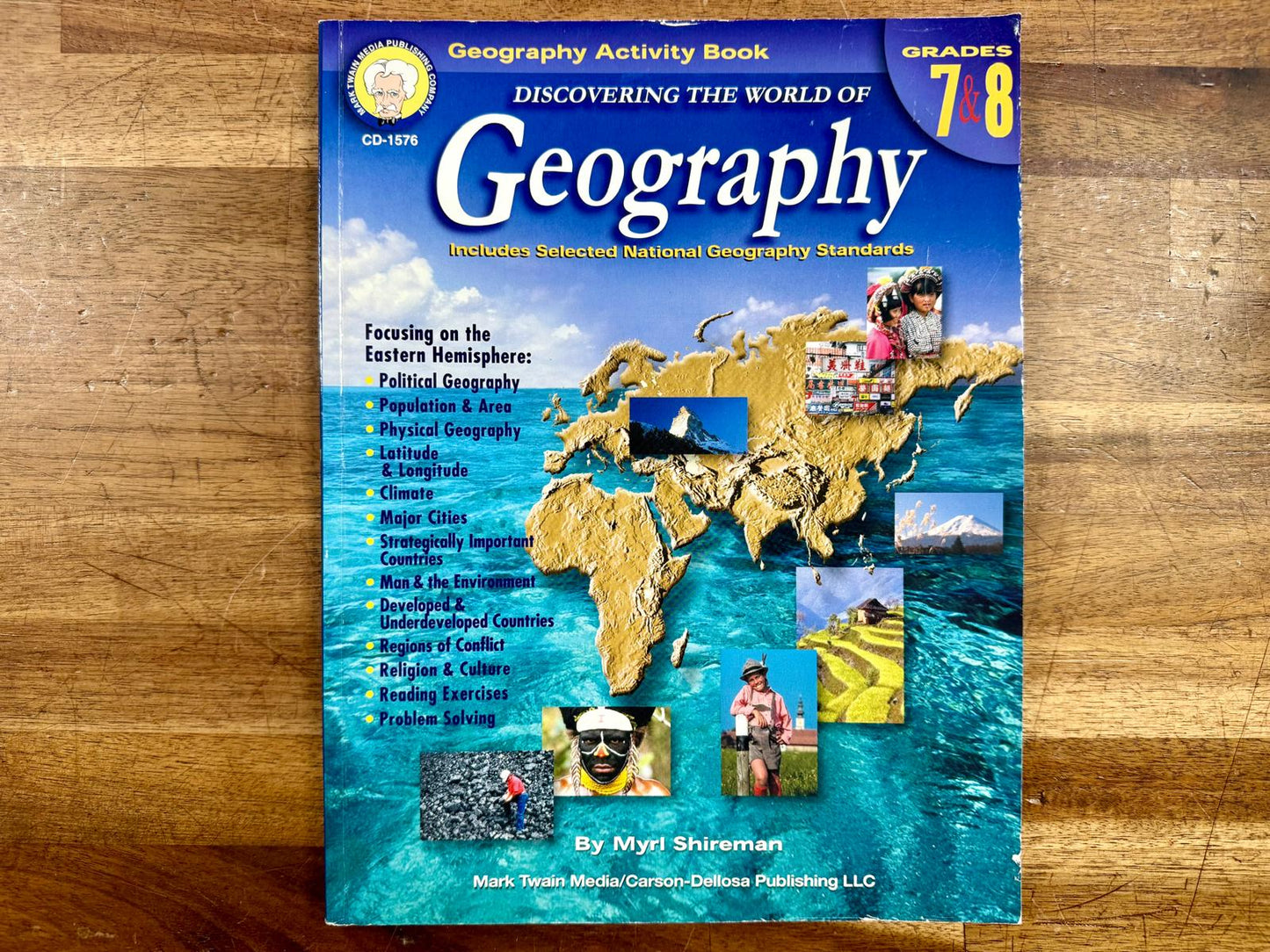 Mark Twain Discovering the World of Geography Workbook Gr 7-8