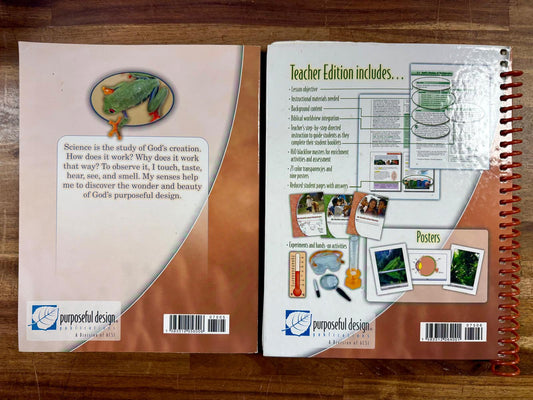 Purposeful Design Science Level Two SET: Teacher & Student