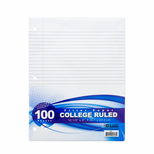 Filler Paper C/R 100 Ct.