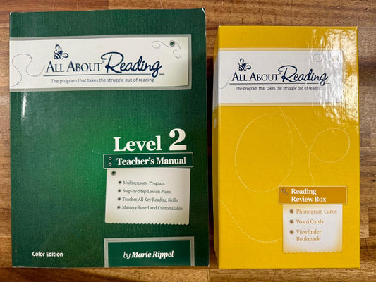 AAR Level 2 Teacher Manual Color Ed + Review Box w Cards