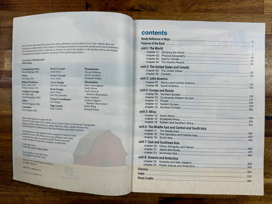 BJU Cultural Geography 5th Ed Set: Text, Activities & Handouts