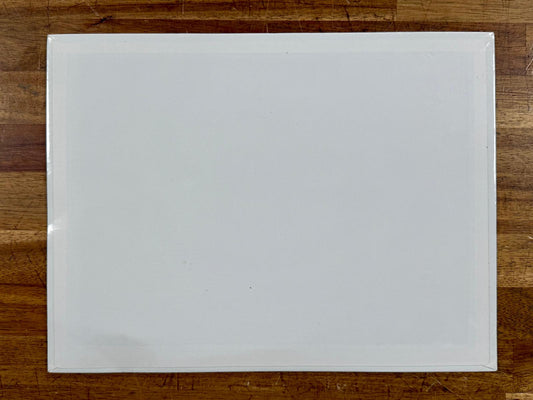 Dry Erase White Board Lined 11.75 x 9 (Good & Clean)