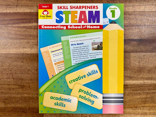 Evan-Moor Skill Sharpeners STEAM Workbook Grade 1 - VG
