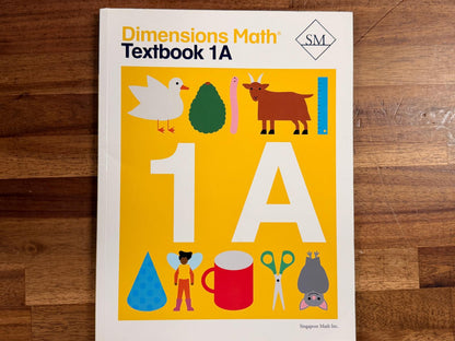 Dimensions Math Texbook 1A - VG