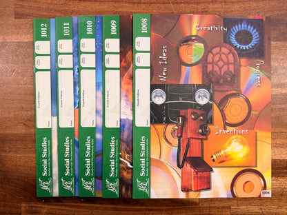 ACE Lot of 3 Packs 1008-1012 (Incl English, Science, Social Studies)