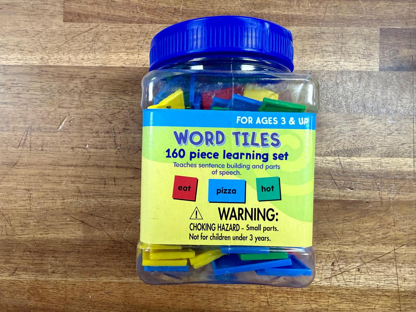 Word Tiles Ages 5+ Early Literacy - missing 6 pieces