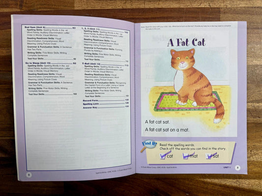 Evan-Moor Skill Sharpeners Spell & Write Kindergarten