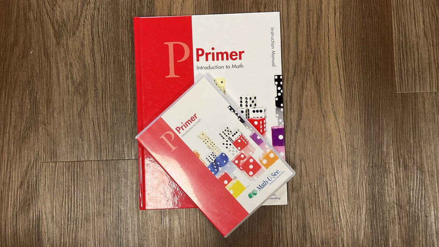 Math-U-See Primer Instruction Manual  & DVD