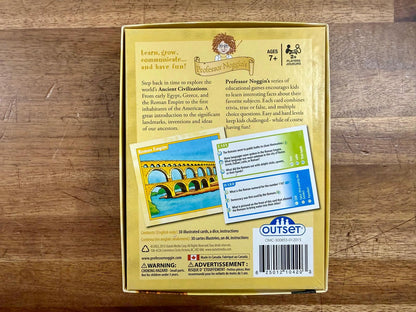 Prof. Noggins Ancient Civilizations Card Game - Very Good