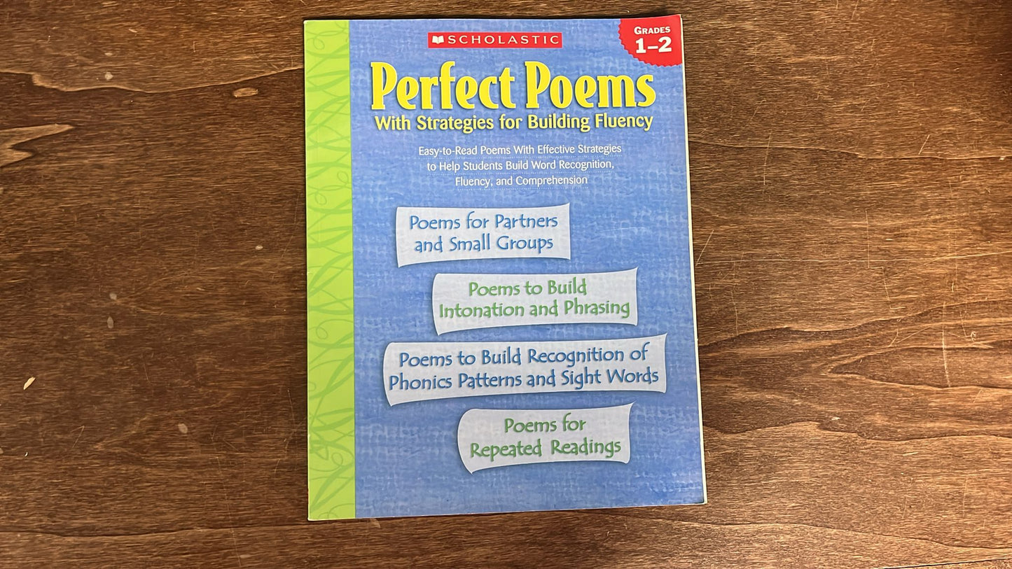 Scholastic, Perfect Poems With Strategies for Building Fluency