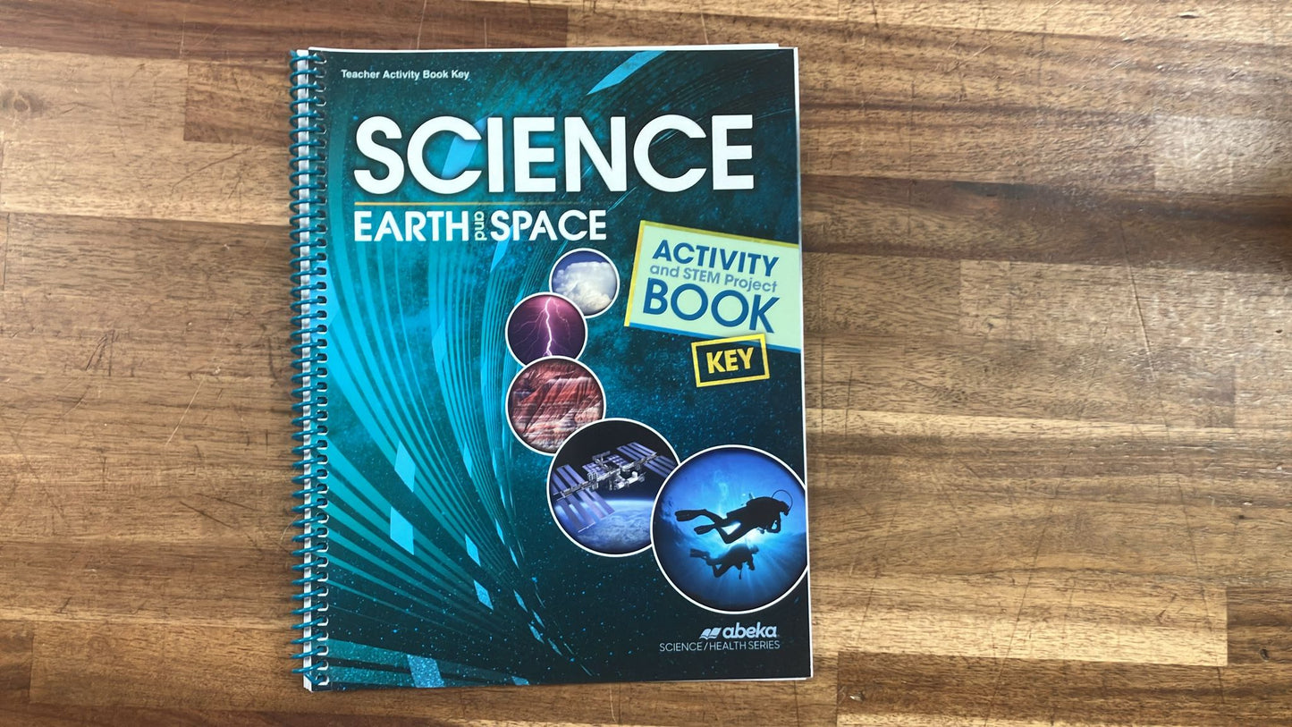 Abeka Science Earth and Space SET of 4
