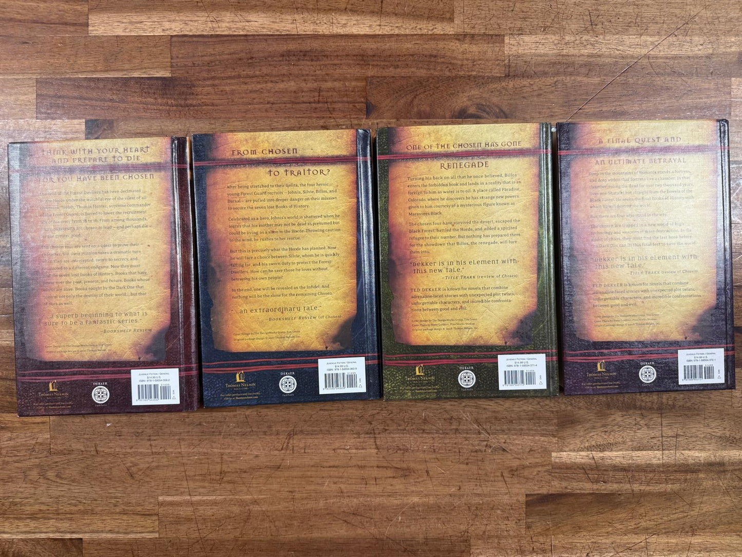 The Lost Books Lot of 4 Vols 1-4 Ted Dekker HC VG