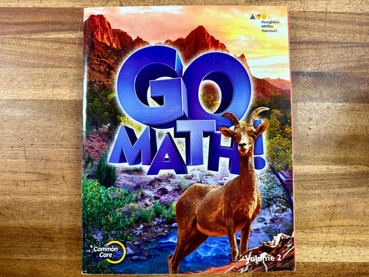 Go Math! Student Edition Volume 2 Grade 6 2015, Good & Clean