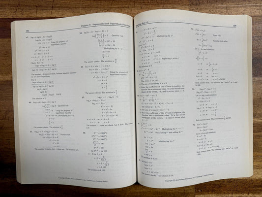 Student Solutions Manual for College Algebra 4th Ed - Penna