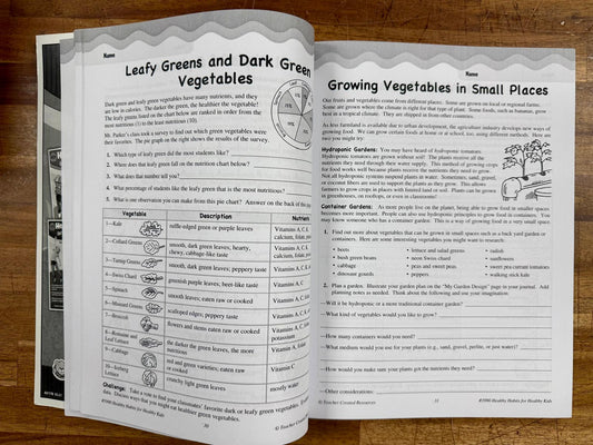 TCR Healthy Habits for Healthy Kids Grades 5+ Very Good