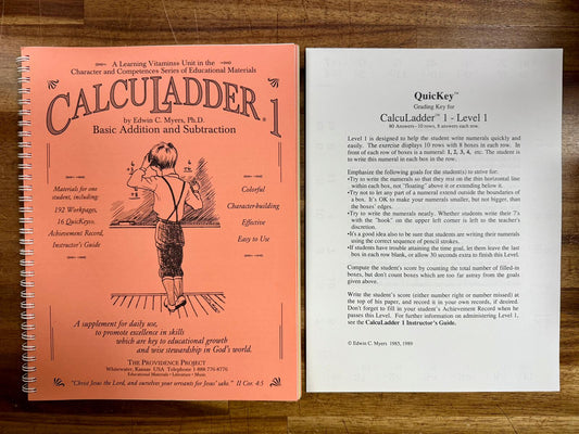 Math Drill CalcuLadder 1 & QuicKey Basic Addition & Subtraction
