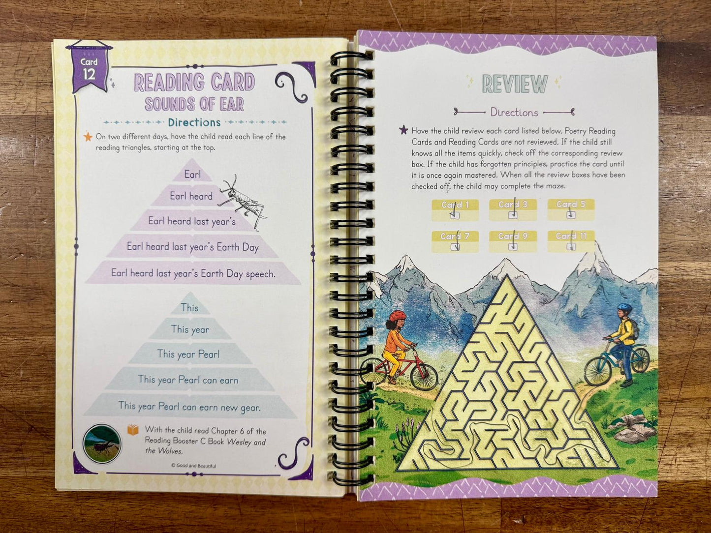 TGTB Reading Booster C Cards & Readers Set of 4 - Good