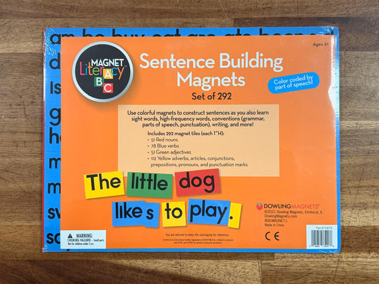 Dowling Magnets Literacy ABC Sentence Building Magnets (NEW)