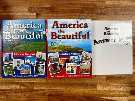 Notgrass America the Beautiful Textbooks & Answer Key 2011 Ed
