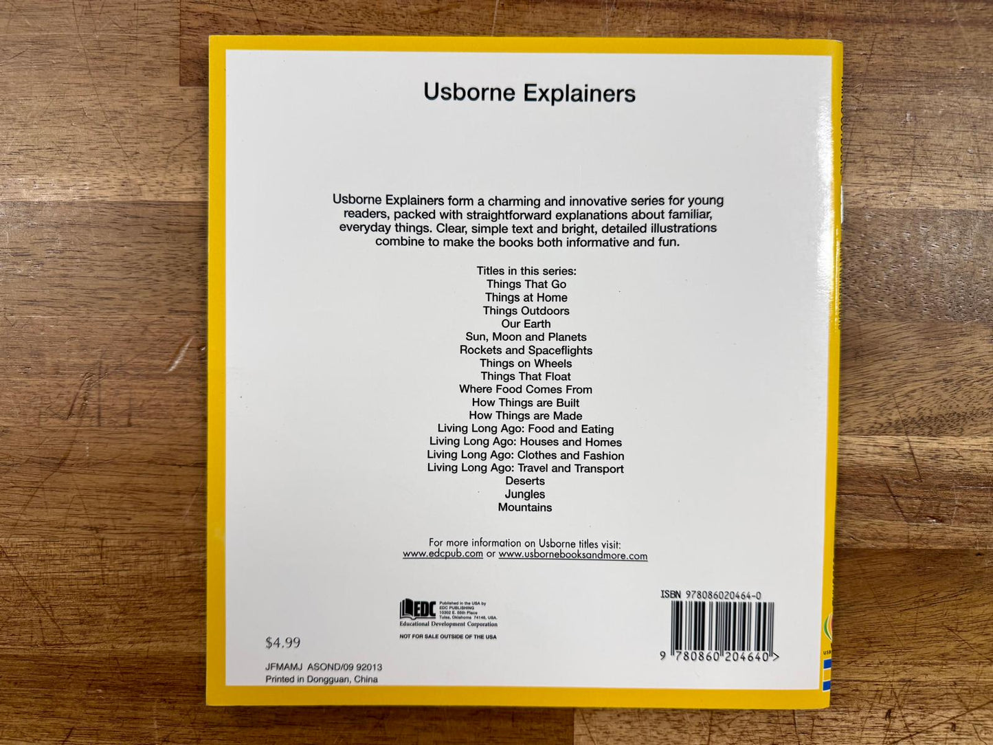 Usborne Explainers: Finding Out about Things Outdoor