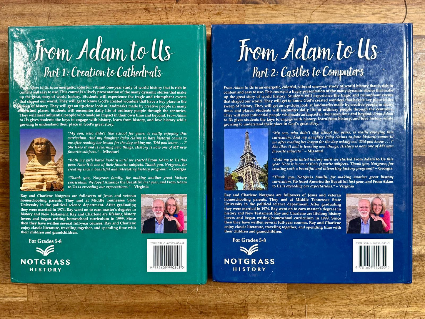 Notgrass World History Set of 4 - Very Good