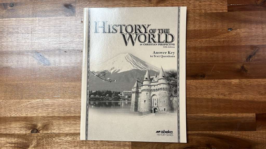 Abeka History of the World 5th Ed Grade 7 Key Set of 4 - VG
