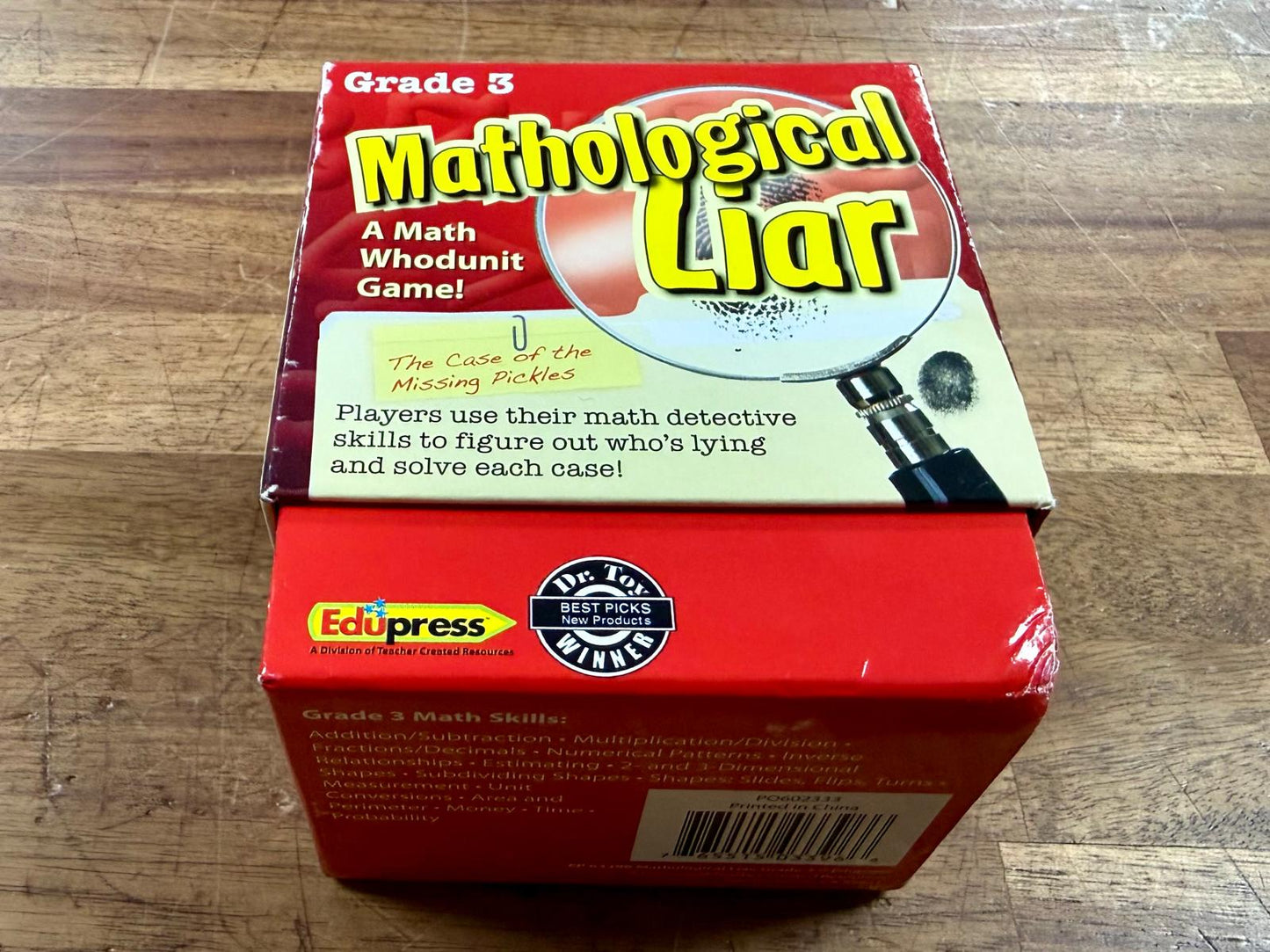 Mathological Liar Gr 3 - A Math Whodunit Game!
