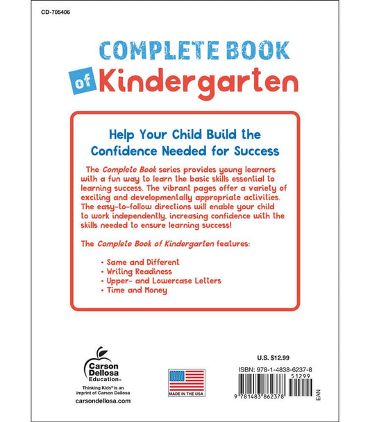 Complete Book of Kindergarten (NEW)