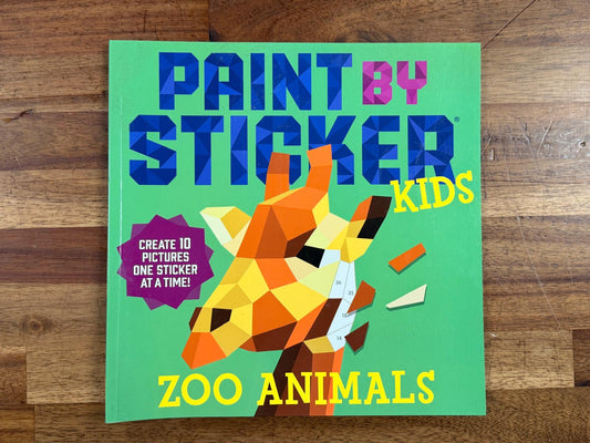 Paint by Sticker Kids - Zoo Animals