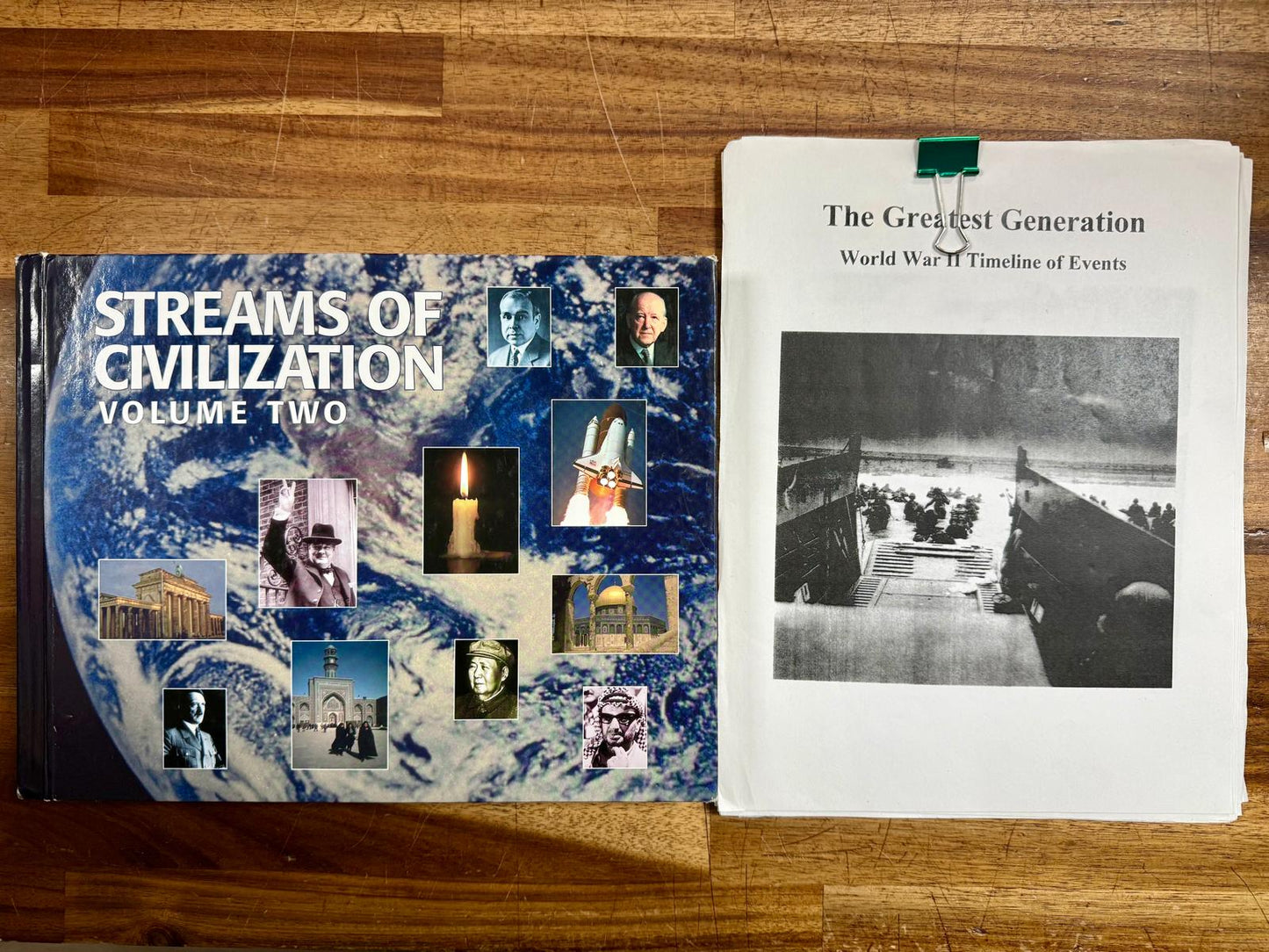 Streams of Civilization Vols 1 & 2 w. Historical Charts