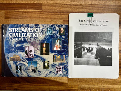 Streams of Civilization Vols 1 & 2 w. Historical Charts
