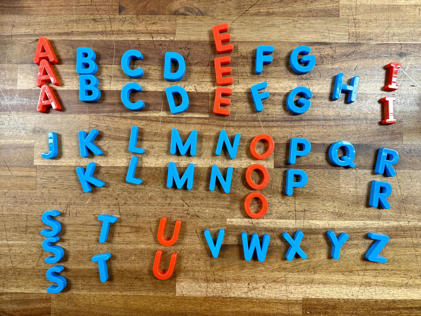 Alphabet Letters Refrigerator Fridge Magnets 1 1/2” 48 pcs