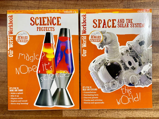 Our World Workbook Gr 2-3 Science Lot of 2 - Clean