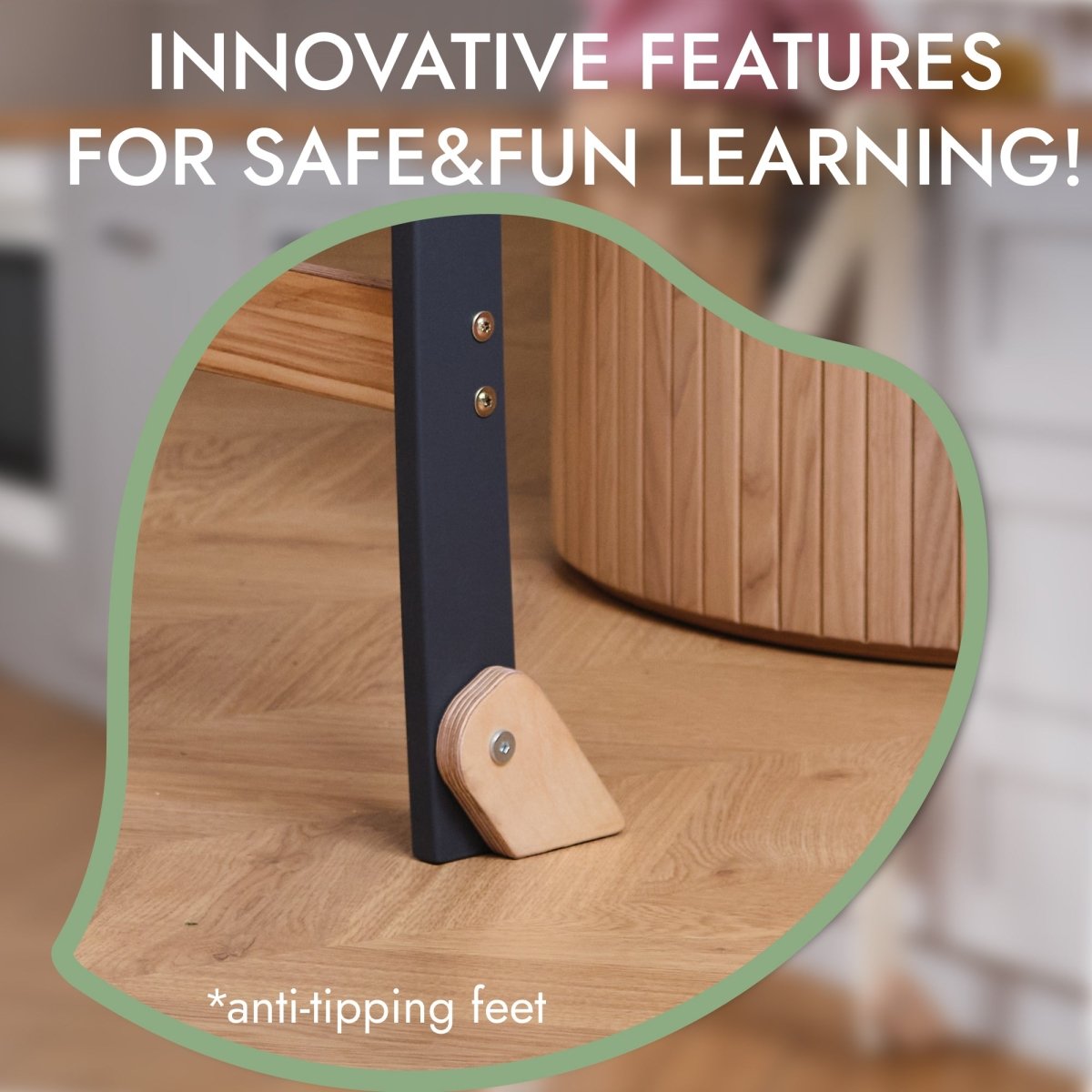 Helper Tower: A Multi-functional Foldable Step Stool for Kids