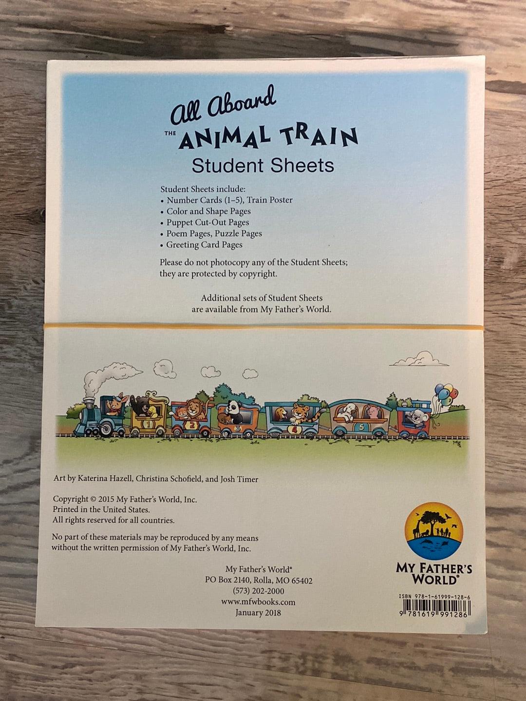 My Father's World, All Aboard the Animal Train Set
