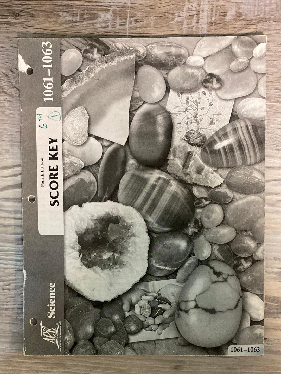 ACE PACEs Science Score Key 1061-1063 – First Homeschool