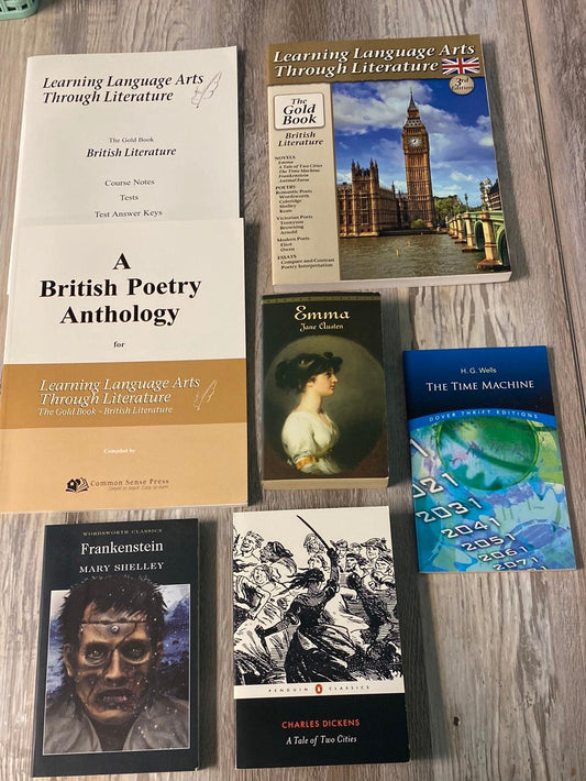 Learning Language Arts Through Literature: British Literature -Gold Set