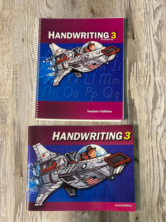 BJU Handwriting 3  2nd Edition Set