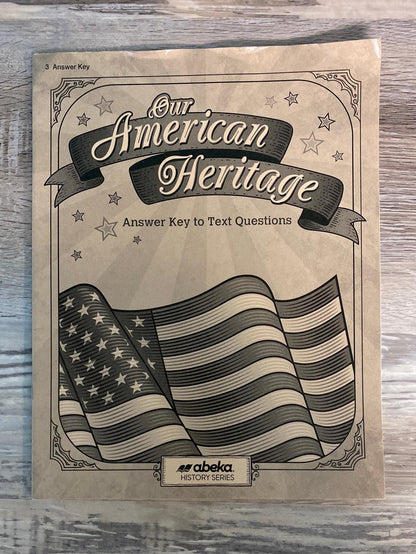 Abeka Our American Heritage Keys Grade 3